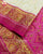 Traditional Manekchowk Bhat Pink and White Single Ikat Rajkot Patola Saree