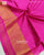 Traditional Manekchowk Bhat Pink and White Single Ikat Rajkot Patola Saree