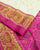 Traditional Navratna Bhat Pink and White Single Ikat Rajkot Patola Saree