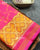 Exclusive Banarasi Butta Pink Single Ikat Rajkot Patola Saree