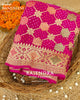 Traditional Minakari Pure Georgette Banarasi Bandhani Saree