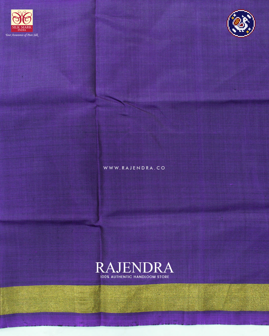 Traditional Manekchowk Design Purple Rajkot Patola Saree