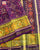 Traditional Navratna Bhat Purple Single Ikat Rajkot Patola Saree