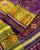Traditional Navratna Bhat Purple Single Ikat Rajkot Patola Saree