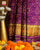 Traditional Navratna Bhat Purple Single Ikat Rajkot Patola Saree