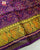 Traditional Navratna Bhat Purple Single Ikat Rajkot Patola Saree