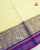 Exclusive Fancy Gala Border Purple and Off-White Single Ikat Rajkot Patola Saree