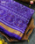 Traditional Panchanda Design Purple Single Ikat Rajkot Patola Saree