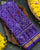 Traditional Panchanda Design Purple Single Ikat Rajkot Patola Saree