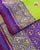 Exclusive Gala Border Parrot and Purple Single Ikat Rajkot Patola Saree