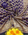 Traditional Khadi Georgette Purple Banarasi Bandhani Saree