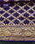 Traditional Khadi Georgette Purple Banarasi Bandhani Saree