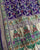 Exclusive Shikargah(शिकारगाह) Pure Georgette Purple Banarasi Dupatta