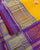 Exclusive Gala Border Purple and Yellow Single Ikat Rajkot Patola Saree