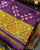 Exclusive Zari Butta Fancy Design Purple Single Ikat Rajkot Patola Saree