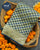 Traditional Khadi Georgette Dark Rama Blue Banarasi Bandhani Saree