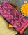 Traditional Navratna Design Rani Magenta Semi Double Ikat Rajkot Patola Saree