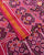 Traditional Navratna Design Rani Magenta Semi Double Ikat Rajkot Patola Saree