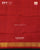 Exclusive Red Black Gala Border Single Ikat Rajkot Patola Saree