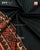 Exclusive Red Black Gala Border Single Ikat Rajkot Patola Saree