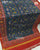 Traditional Hathi Popat Red and Blue Semi Double Ikat Rajkot Patola Dupatta