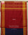 Exclusive Laheriya Bhat Red and Blue Single Ikat Rajkot Patola Saree