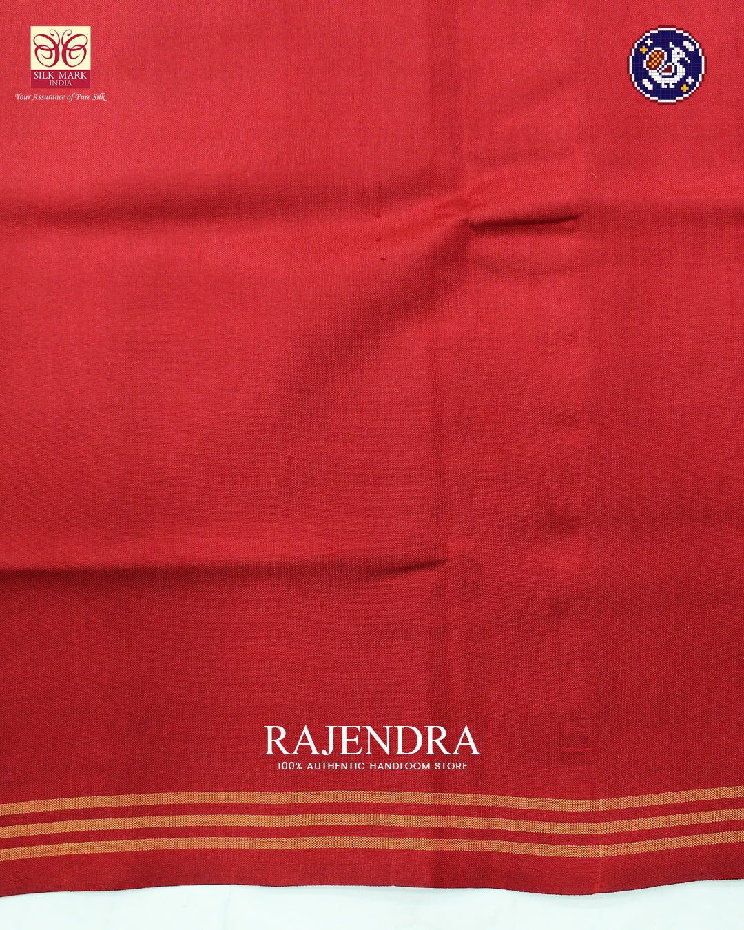 Traditional Navratna Design Red and Green Ikat Rajkot Patola Saree