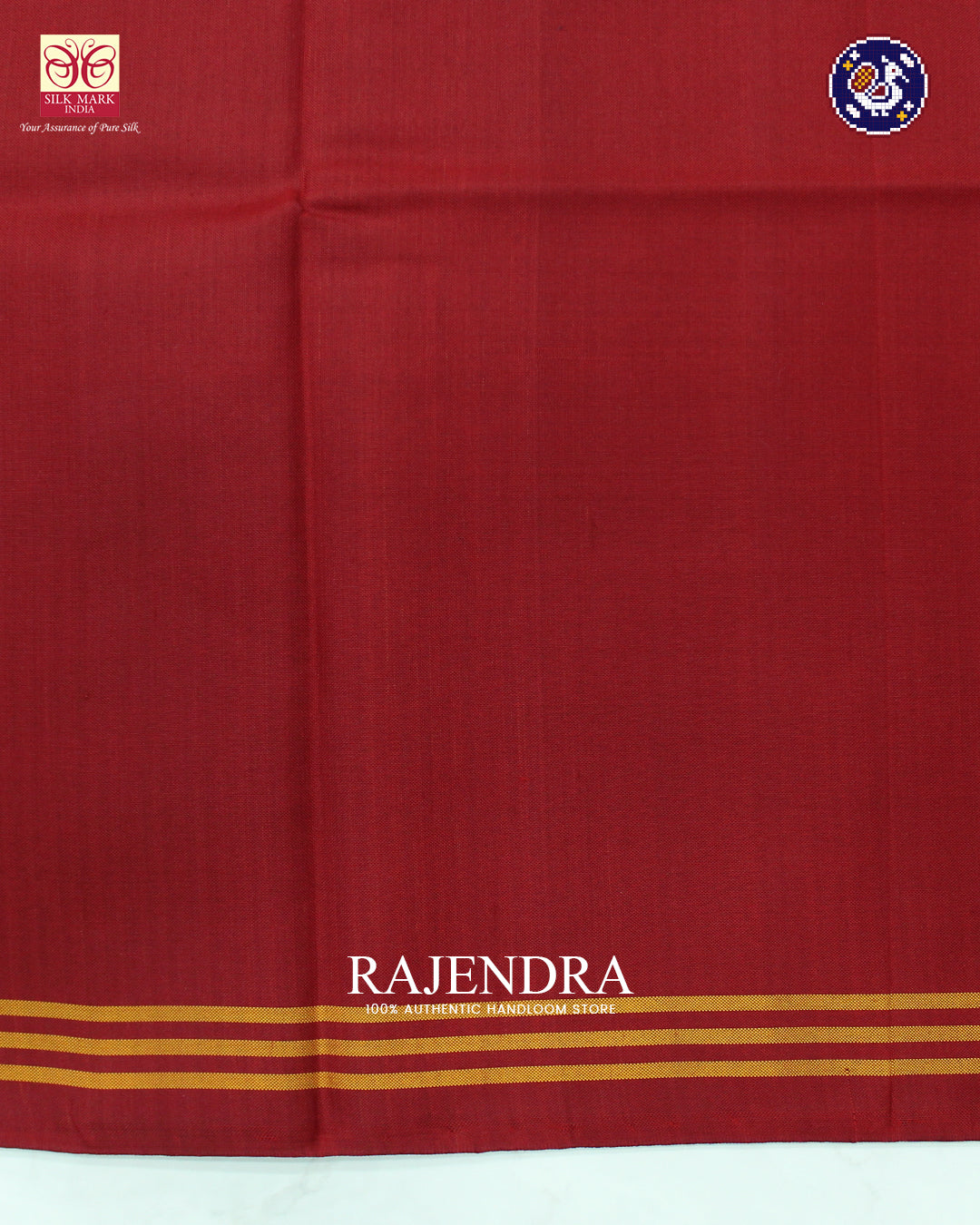 Traditional Navratna Design Red and Green Ikat Rajkot Patola Saree