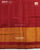 Traditional Panchanda Bhat Red and Green Single Ikkat Rajkot Patola Saree