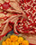 Traditional Khadi Georgette Red Banarasi Bandhani Saree