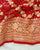Traditional Khadi Georgette Red Banarasi Bandhani Saree