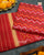 Exclusive Laheriya Design Red Single Ikat Rajkot Patola Dupatta