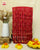 Traditional Navratna Bhat Red Single Ikat Rajkot Patola Saree