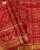 Traditional Navratna Bhat Red Single Ikat Rajkot Patola Saree