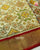 Traditional Navratna Design Red and Off-White Zari Tissue Single Ikat Rajkot Patola Saree