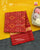Traditional Panchanda Design Red Single Ikat Rajkot Patola Dupatta