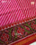 Exclusive Laheriya Design Red and Pink Semi Double Ikat Rajkot Patola Saree