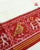 Traditional Hathi Popat Design Red and White Semi Double Ikat Rajkot Patola Dupatta