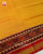 Traditional Red and Yellow Gala Border Single Ikkat Rajkot Patola Saree
