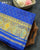 Traditional Sakali Design Blue Single Ikat Rajkot Patola Saree