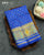 Traditional Sakali Design Blue Single Ikat Rajkot Patola Saree