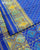 Traditional Sakali Design Blue Single Ikat Rajkot Patola Saree