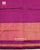 Traditional Sakali Bhat Peach and Brinjal Single Ikat Rajkot Patola Saree