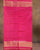Traditional Sakali Bhat Pink and Blue Single Ikat Rajkot Patola Saree
