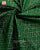 Traditional Sakali Bhat Pink and Green Single Ikat Rajkot Patola Saree