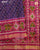 Traditional Sakali Design Pink and Purple Single Ikat Rajkot Patola Saree