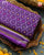 Traditional Sakali Bhat Purple Single Ikat Rajkot Patola Saree