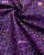 Traditional Sakali Bhat Purple Single Ikat Rajkot Patola Saree