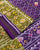 Traditional Sakali Bhat Purple Single Ikat Rajkot Patola Saree