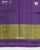 Traditional Sakali Bhat Purple Single Ikat Rajkot Patola Saree